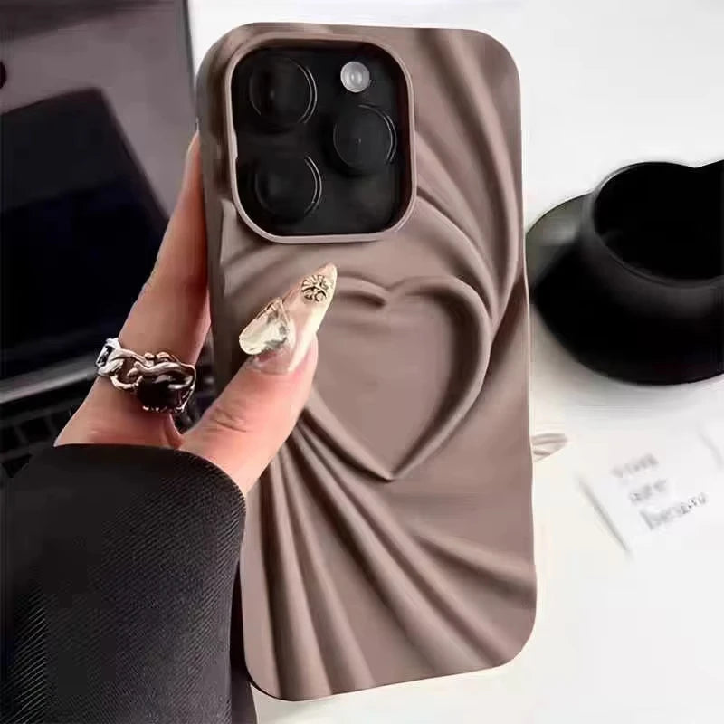 Love Heart Silicone Phone Case