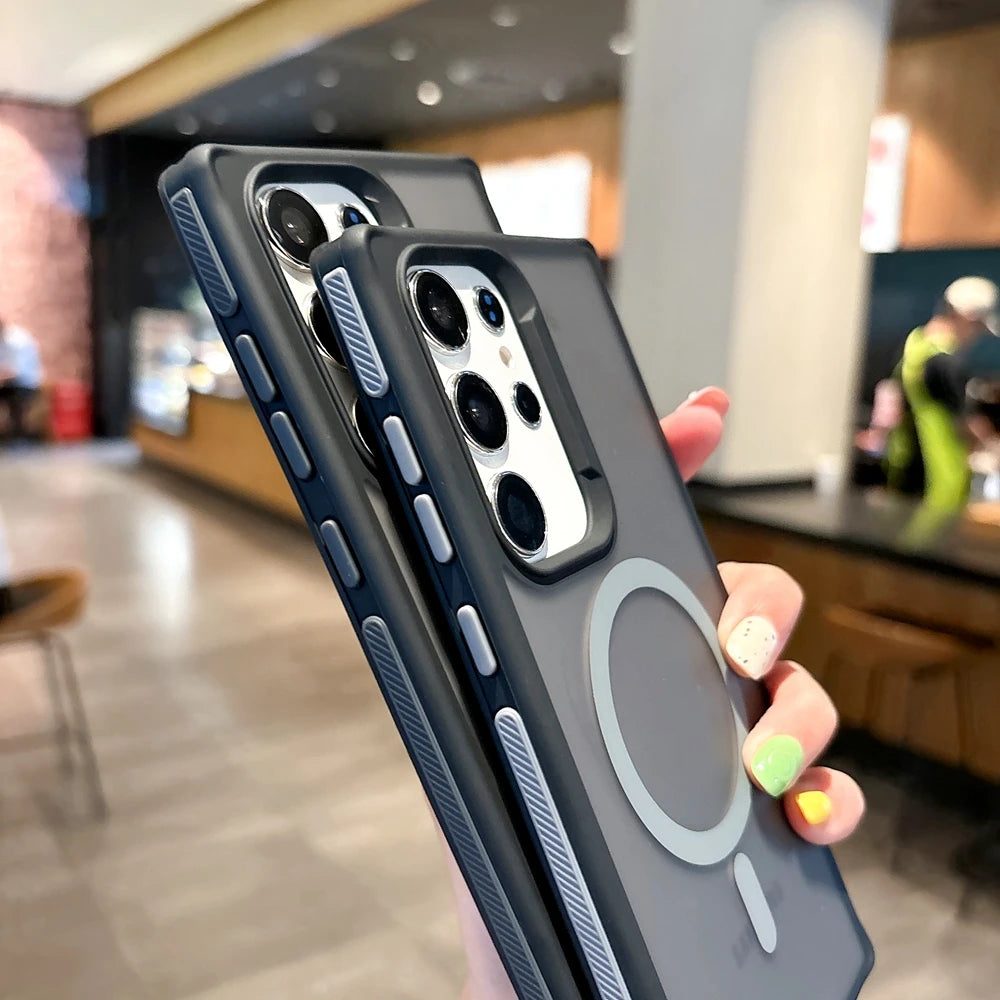 Magnetic Wireless Charging Case for Samsung Galaxy Cover