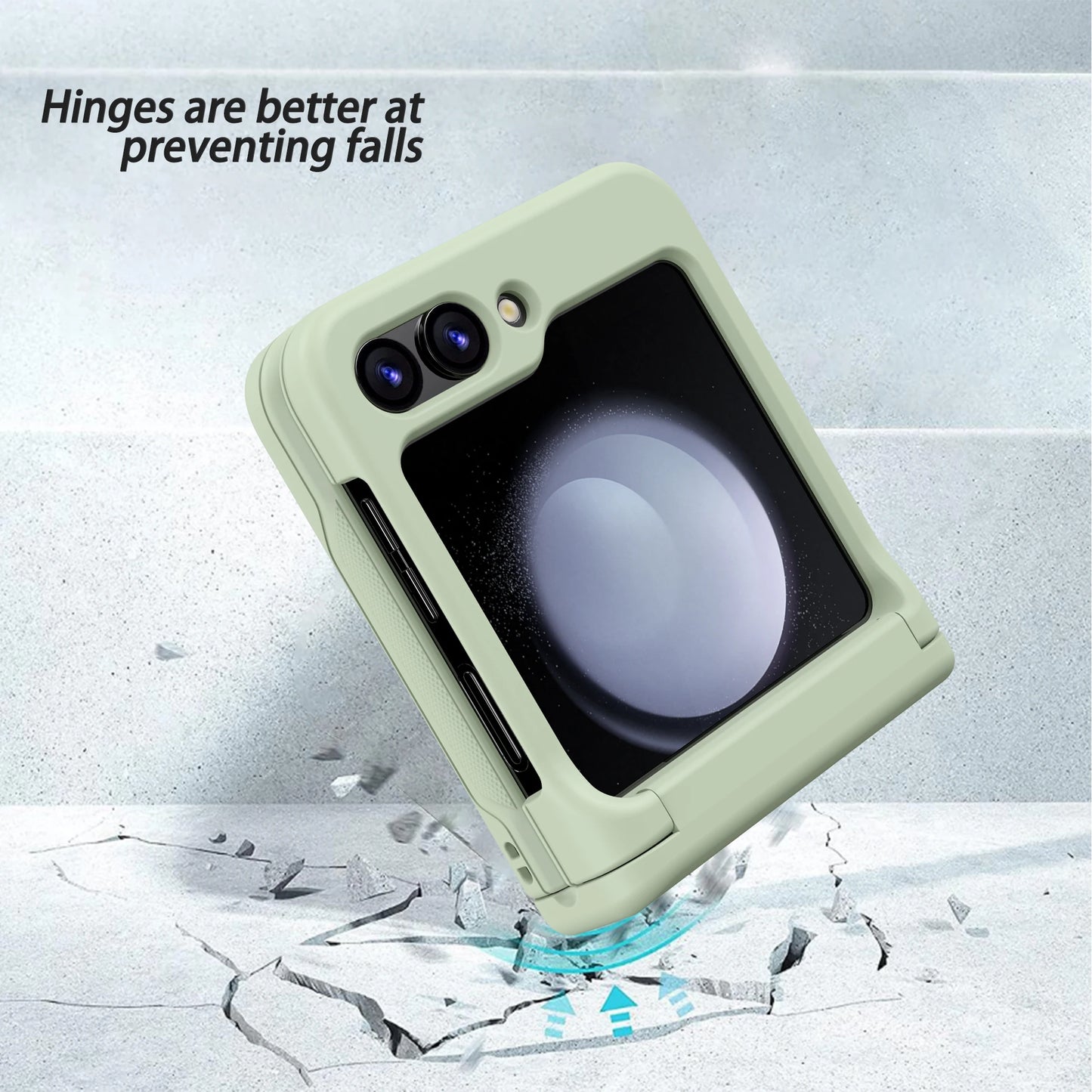 Flip Cover Card Phone Case For Samsung Galaxy Z Flip Cover