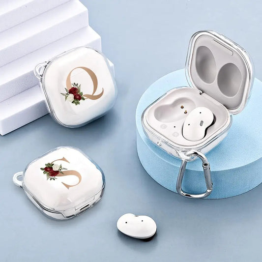 Rose Flower Case For Samsung Galaxy Buds Cover