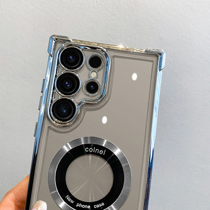 Magnetic Wireless Charge Case For Samsung Cover