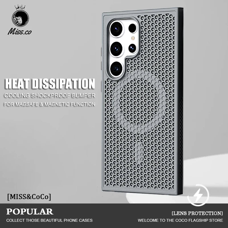 Magnetic Heat Dissipation For Magsafe Case For Samsung Galaxy Cover