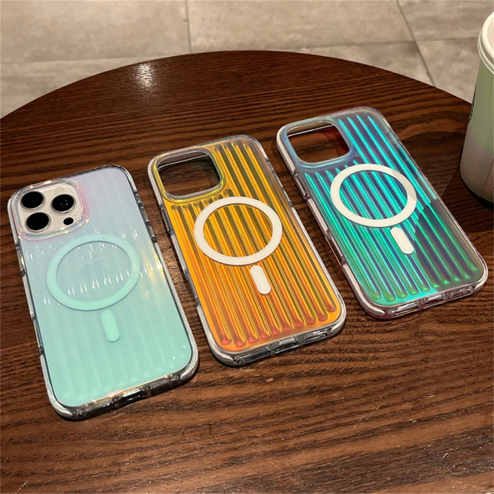 Stripes Magnetic For Magsafe Phone Case