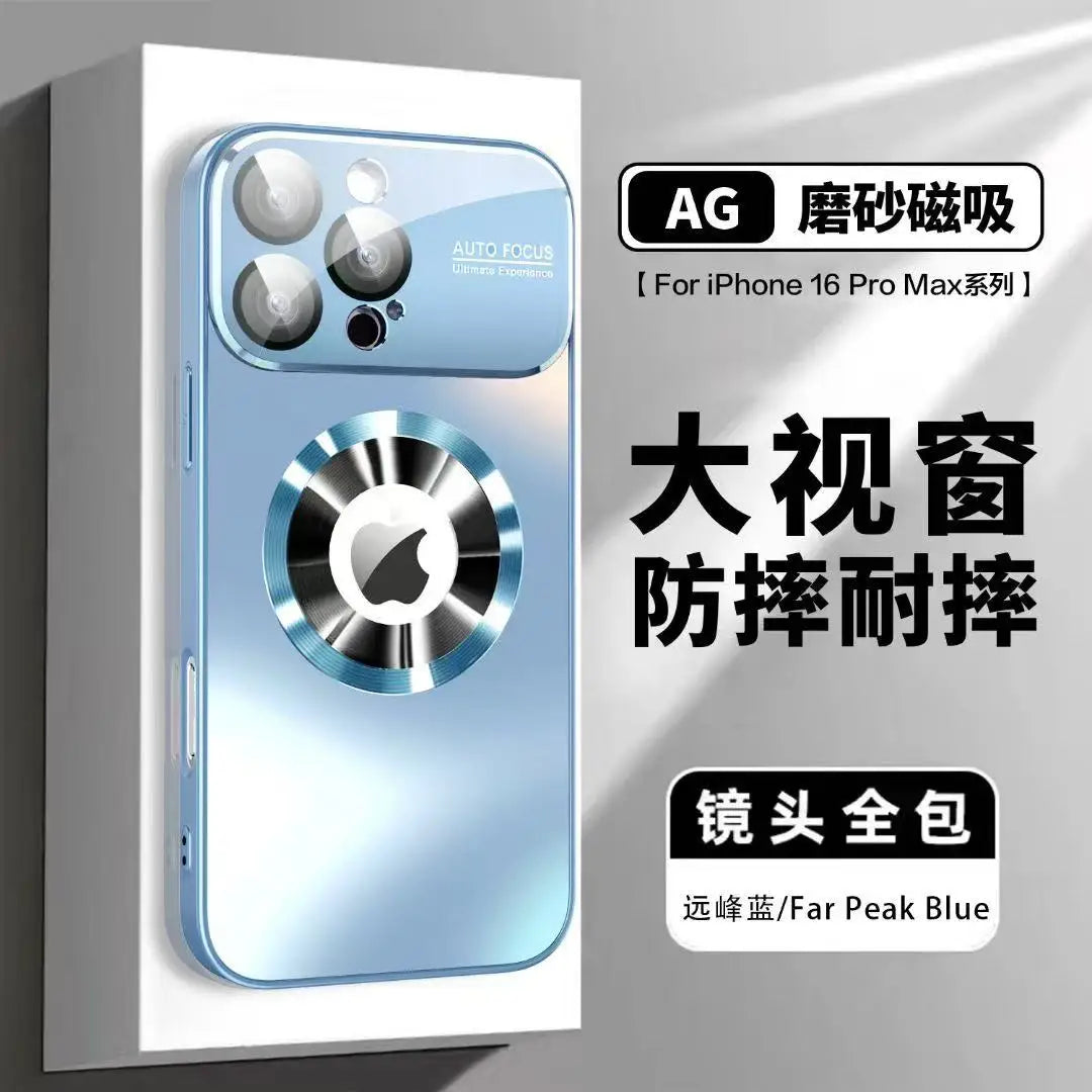 Titanium Metallic Color Magnetic Case for iPhone