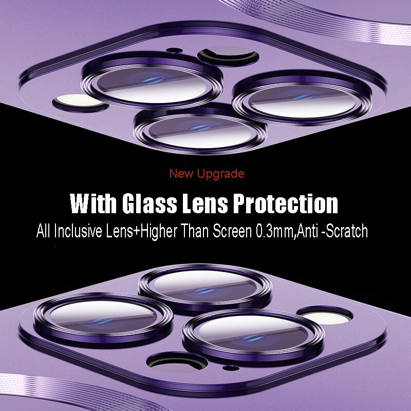 Magsafe Magnetic Case for iPhone 15 14 13 12 Pro Plus Soft Cover