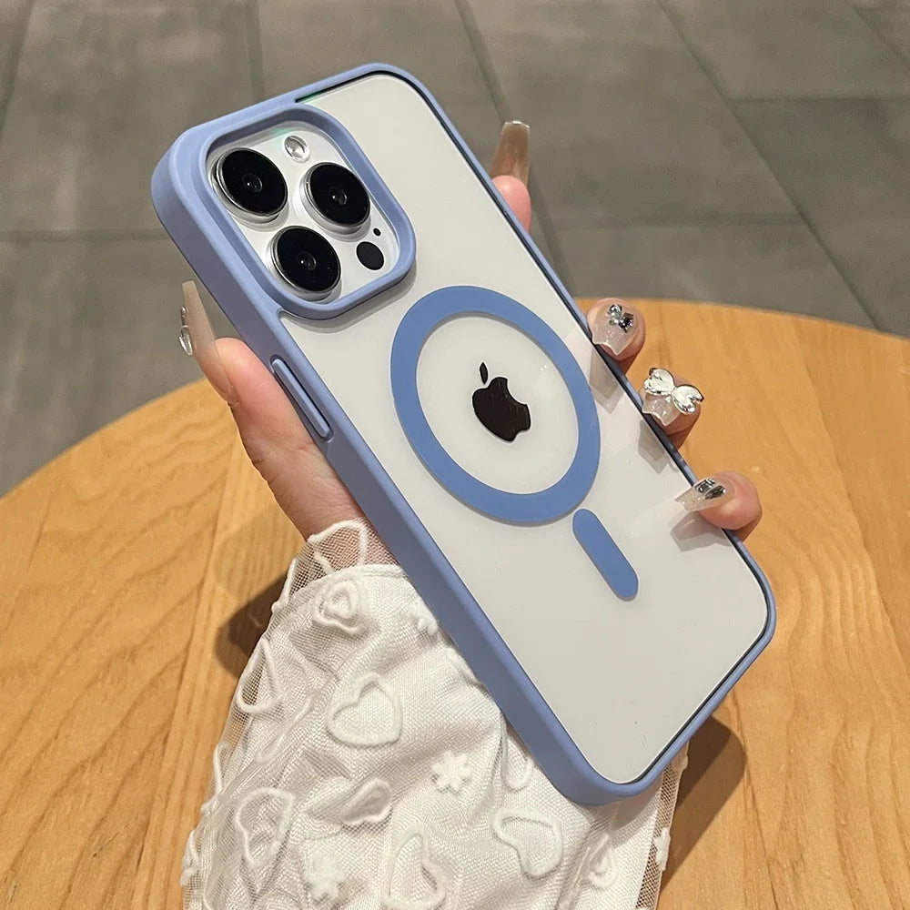 Matte Titanium Magnetic iPhone case