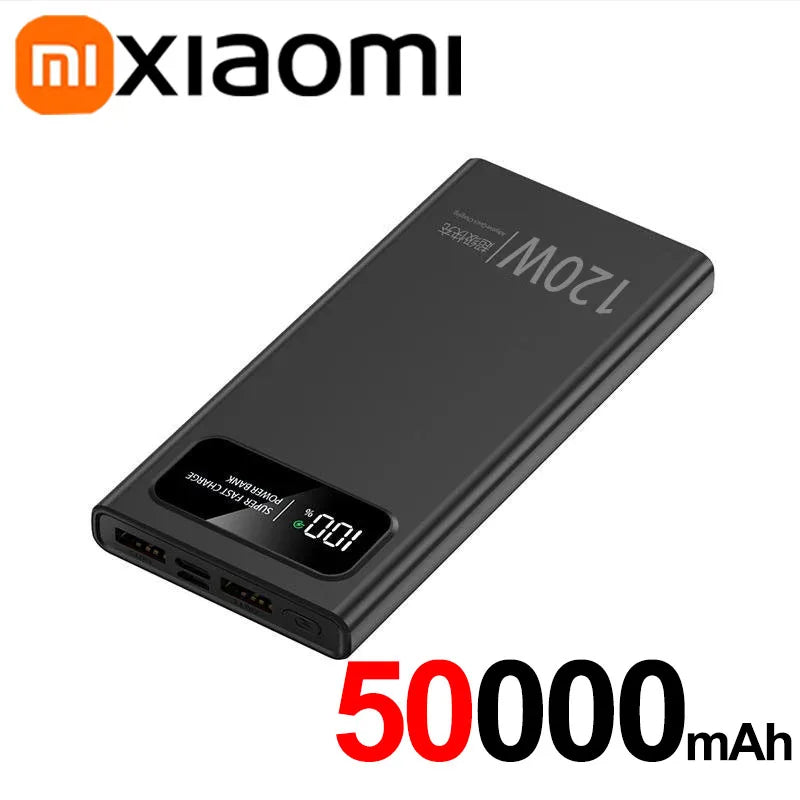 100000mAh 120W Power Bank Super Fast Charging Battery Power Bank