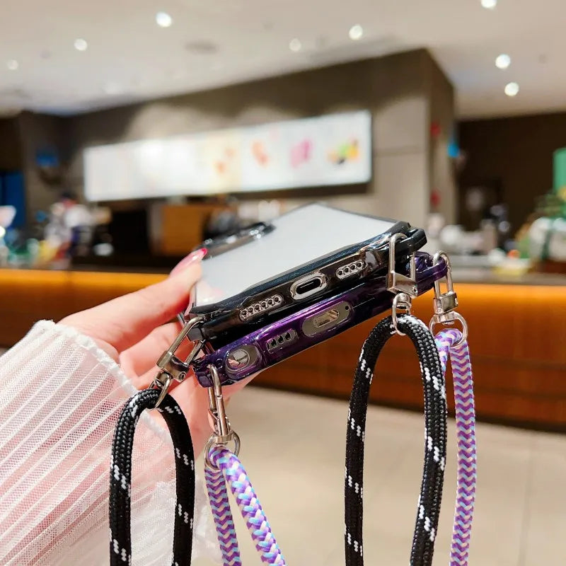 Four Corners Strap Case For Samsung Galaxy