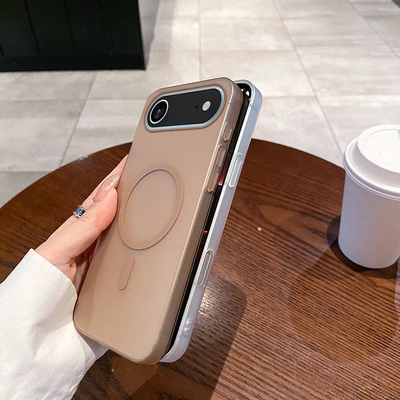 Slim Matte Clear Magnetic Cases