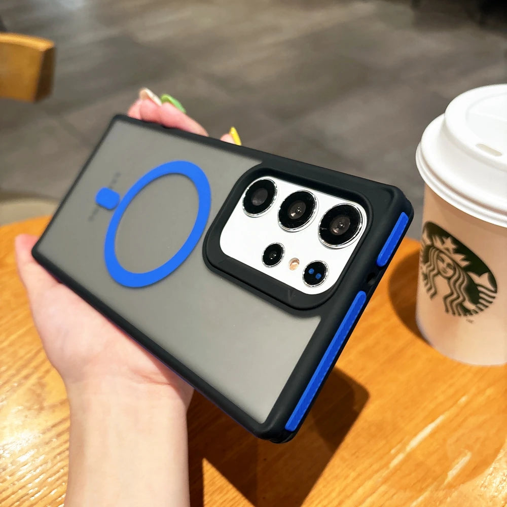 Magnetic Wireless Charging Case for Samsung Galaxy Cover