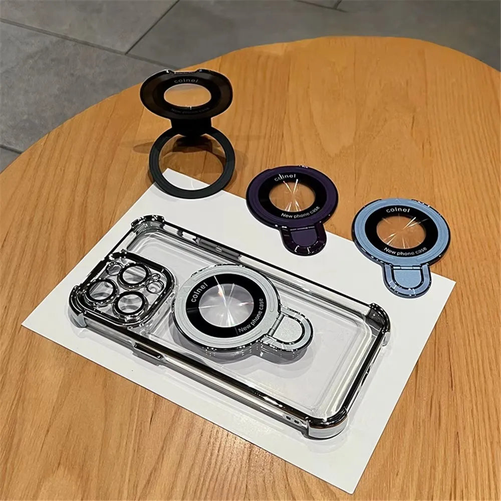 Wireless Charging Magsafe Ring Bracket Case