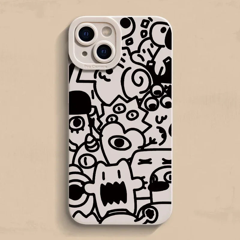 Black Silicone Phone Case