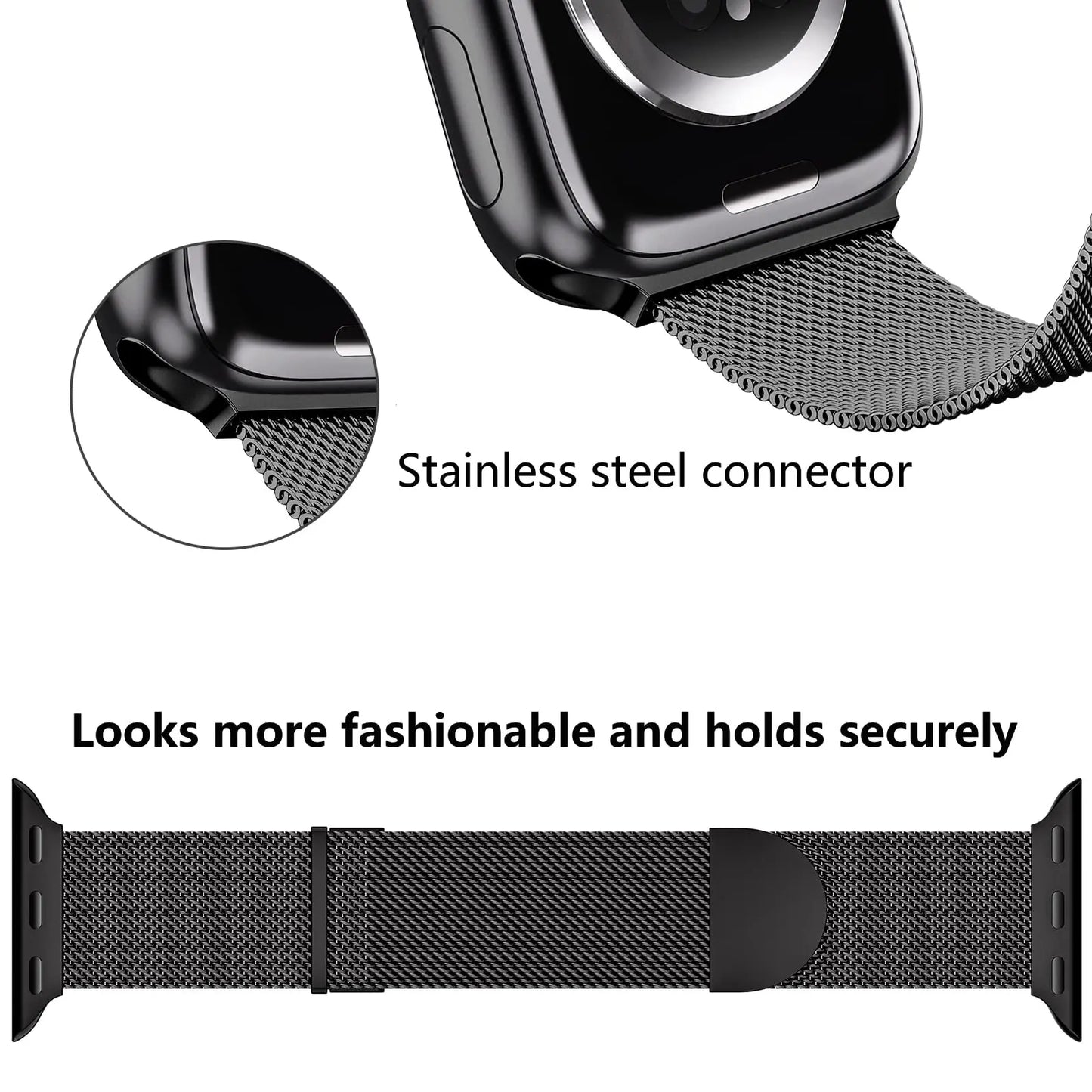 Milanese Loop Strap for Apple Watch Metal Band