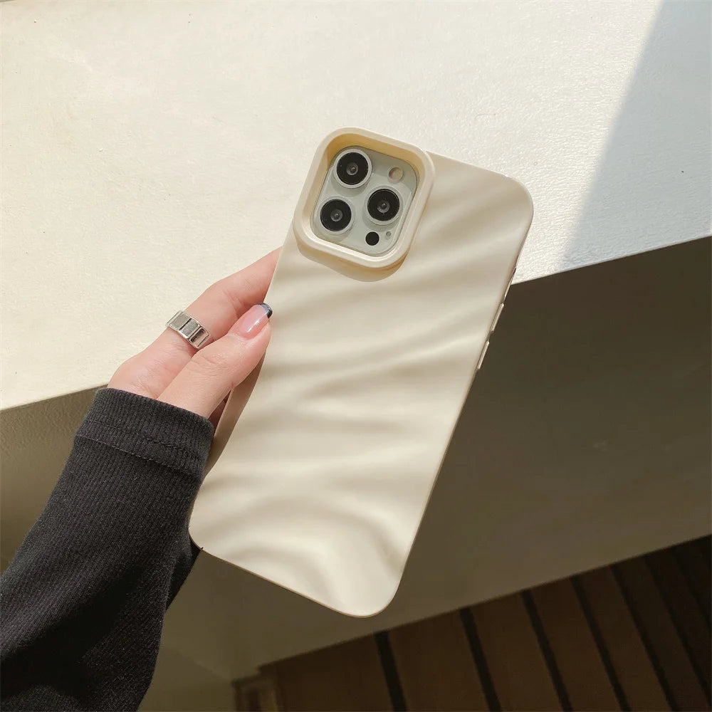 Luxury Wave Pattern Glossy Case