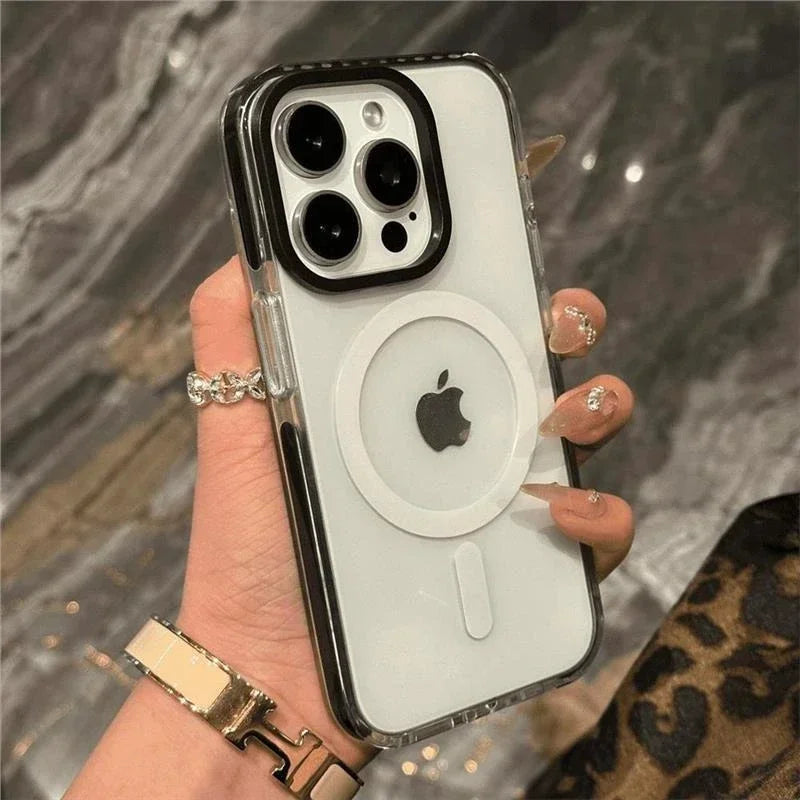 Neon Color Clear Magsafe Case for iPhone