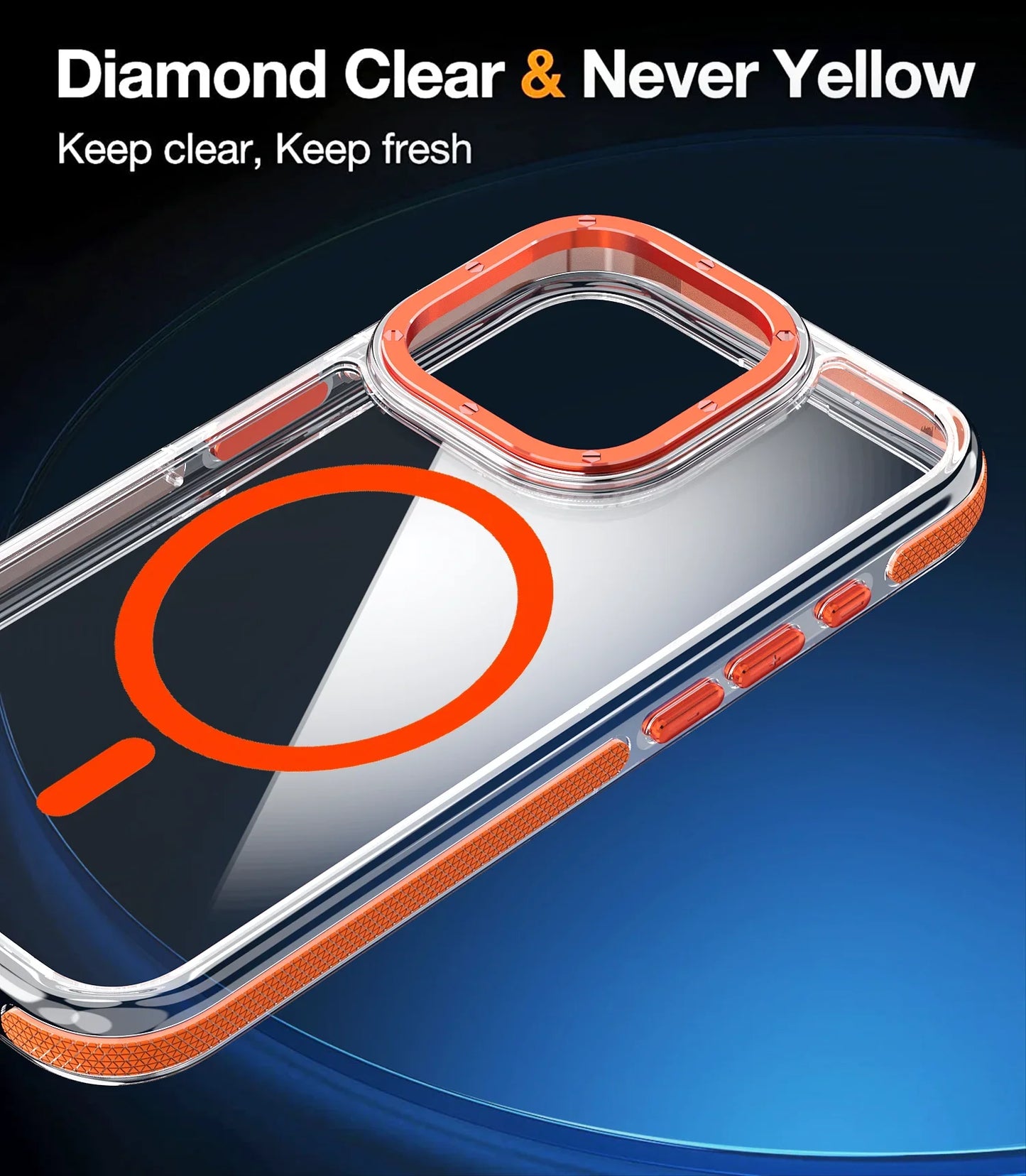 Magsafe Clear Phone Case For iPhone Cover