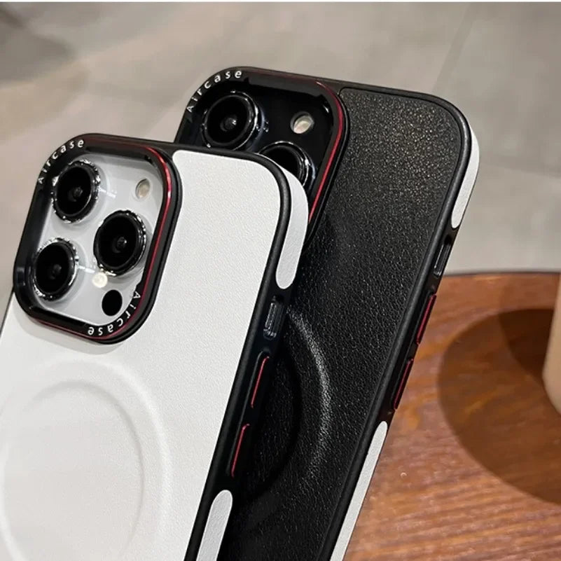 Leather Magsafe Case For iPhone Cover