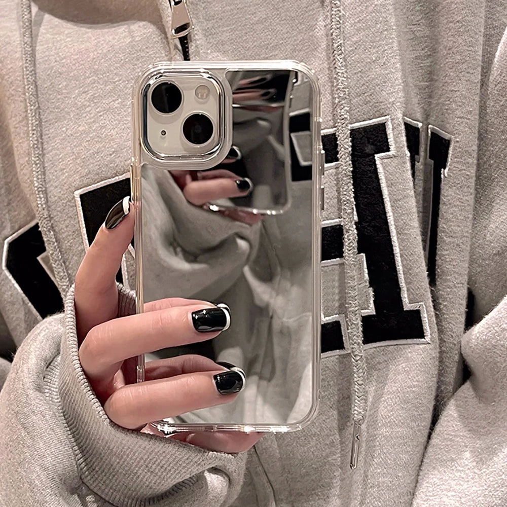 Silver Mirror Shockproof Case