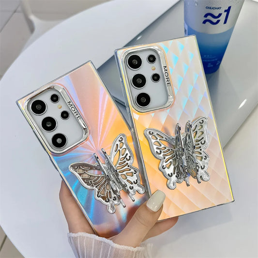 Butterfly Bracket Phone Case For Samsung Galaxy Cover
