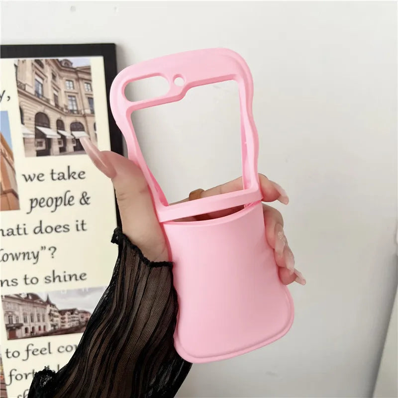 Folding Phone Case For Samsung Galaxy Z Flip Cover