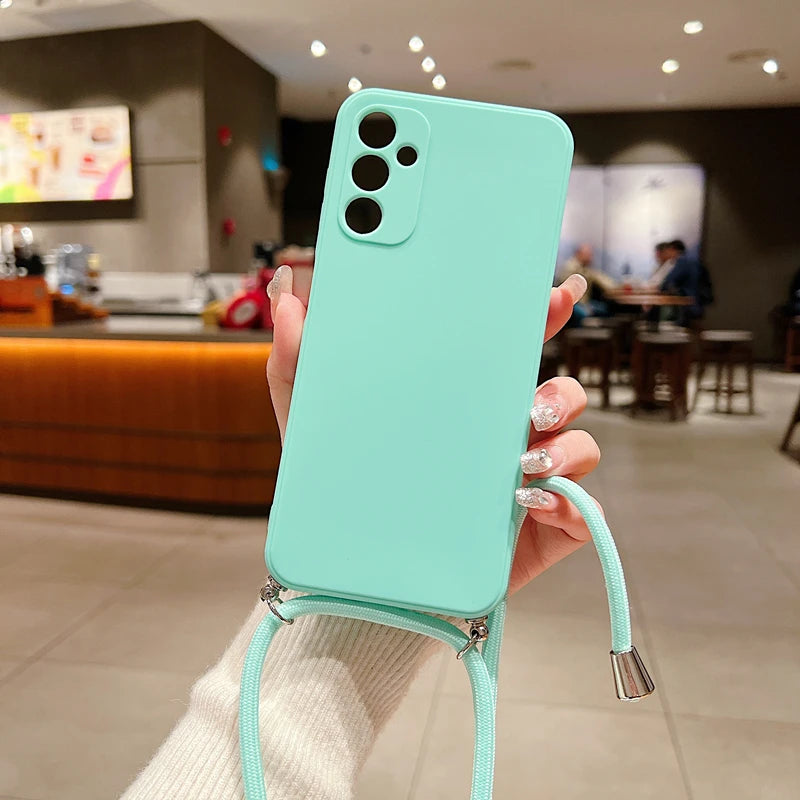 Crossbody Strap Lanyard Case For Samsung Galaxy S24 Cover