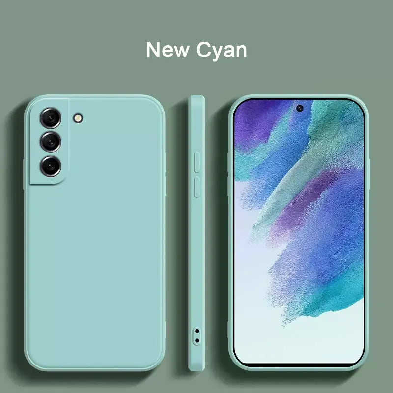 Silicone Case For Samsung Galaxy S20 FE S21 Ultra S10 Plus S23 S22 Soft Cover