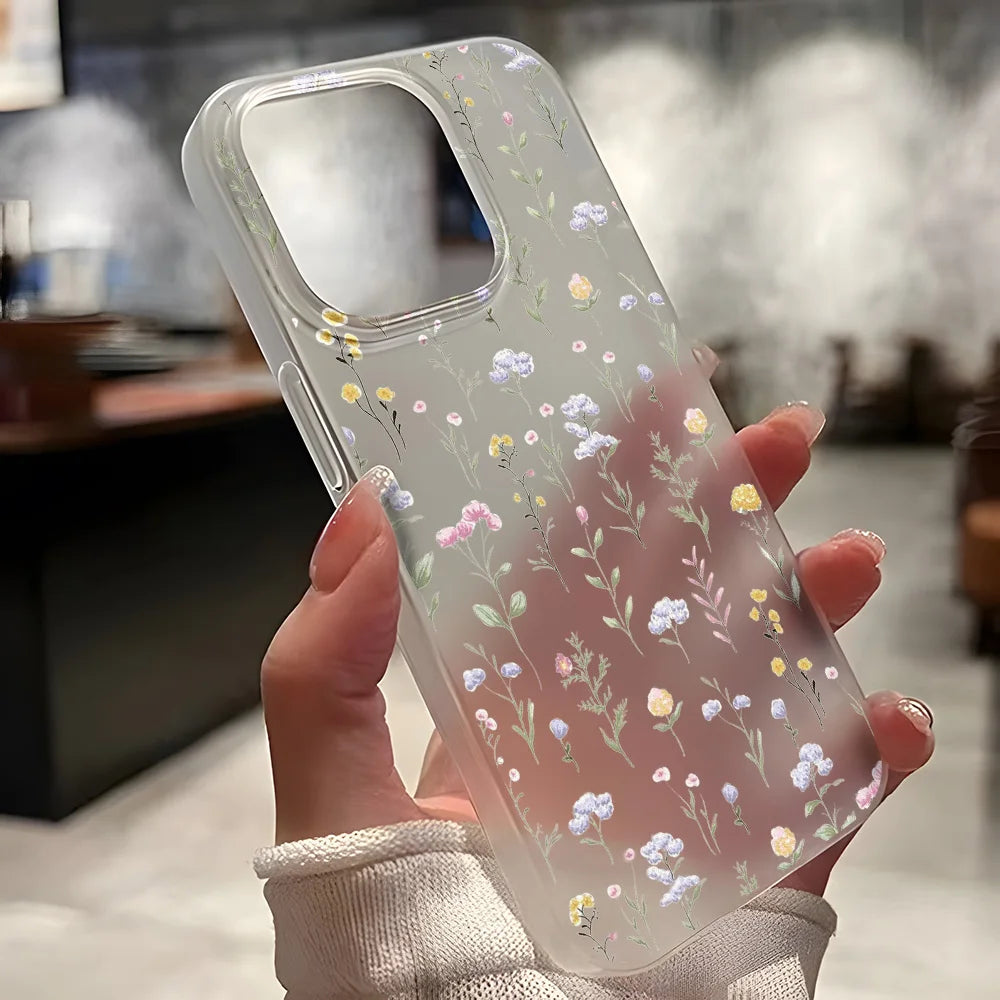 Flower Matte Cases For iPhone