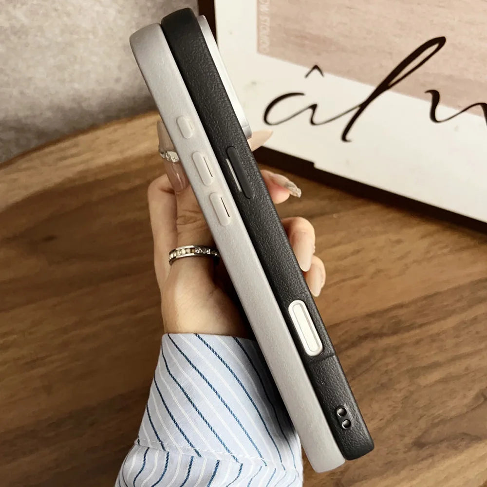 Soft Leather Case For iPhone Cover