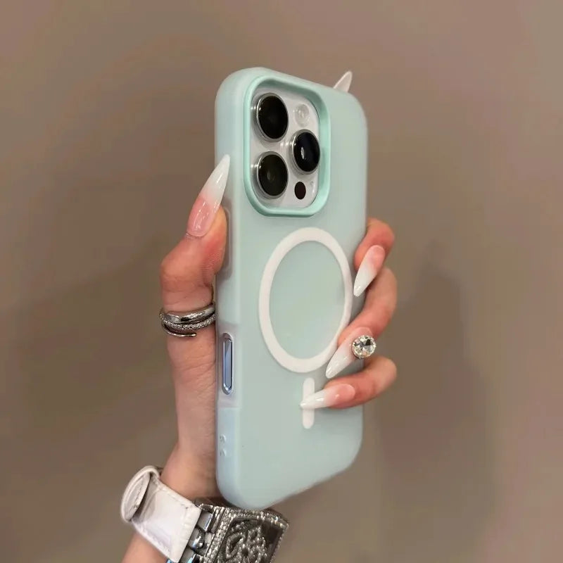 Candy Color 2 IN 1 Magsafe Case