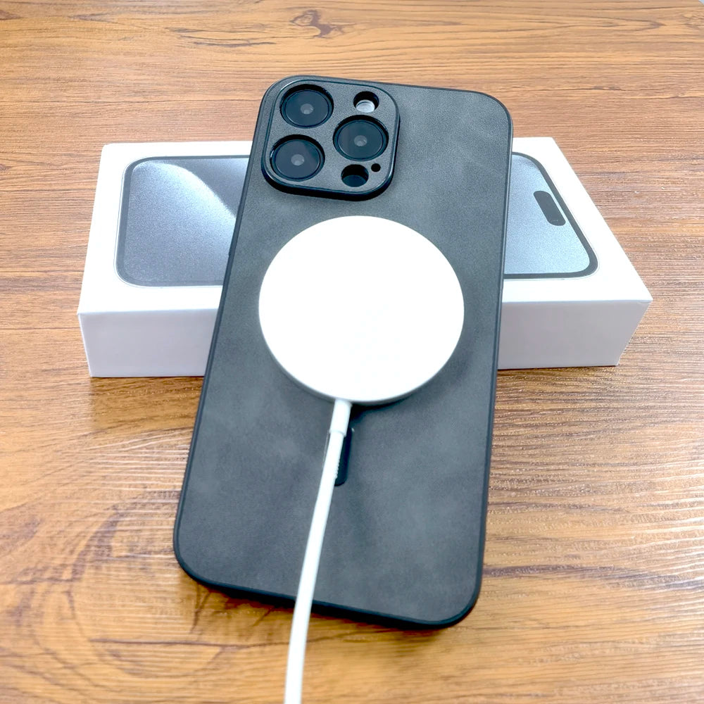 Luxury Leather Case For iPhone 16 Cover