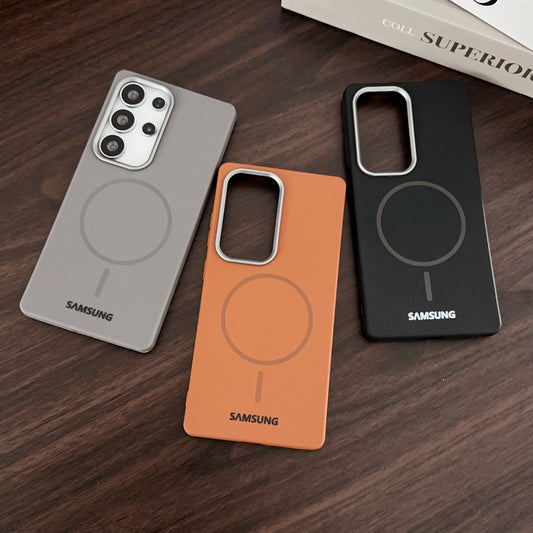 Luxury Leather Texture For Magsafe Magnetic Case