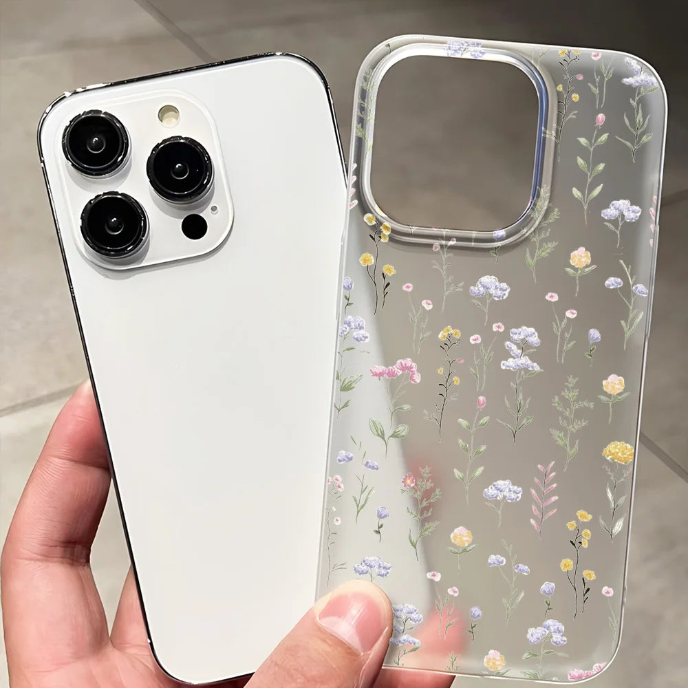 Flower Matte Cases For iPhone