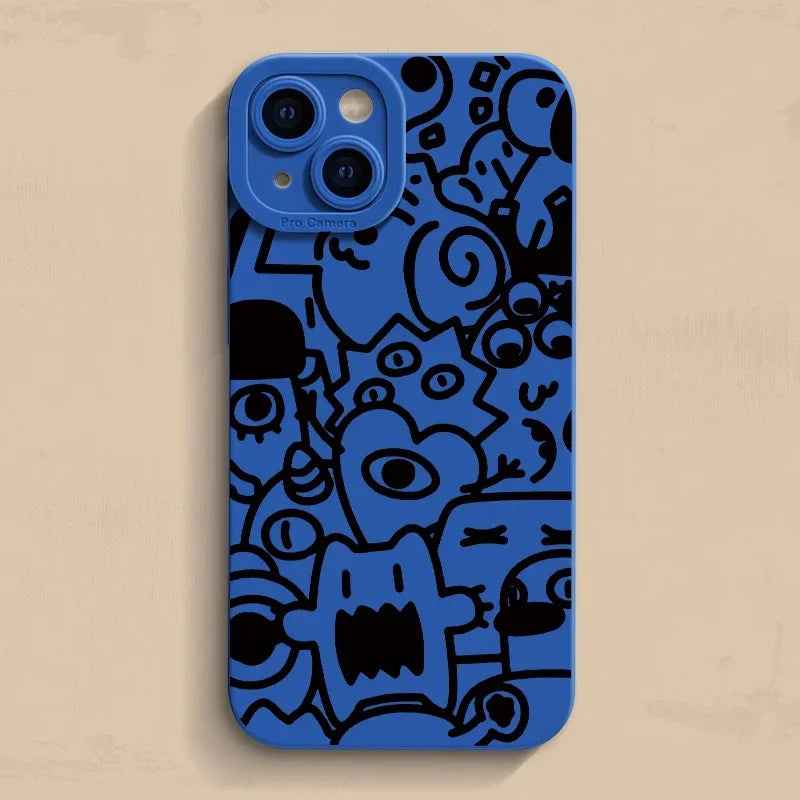Black Silicone Phone Case