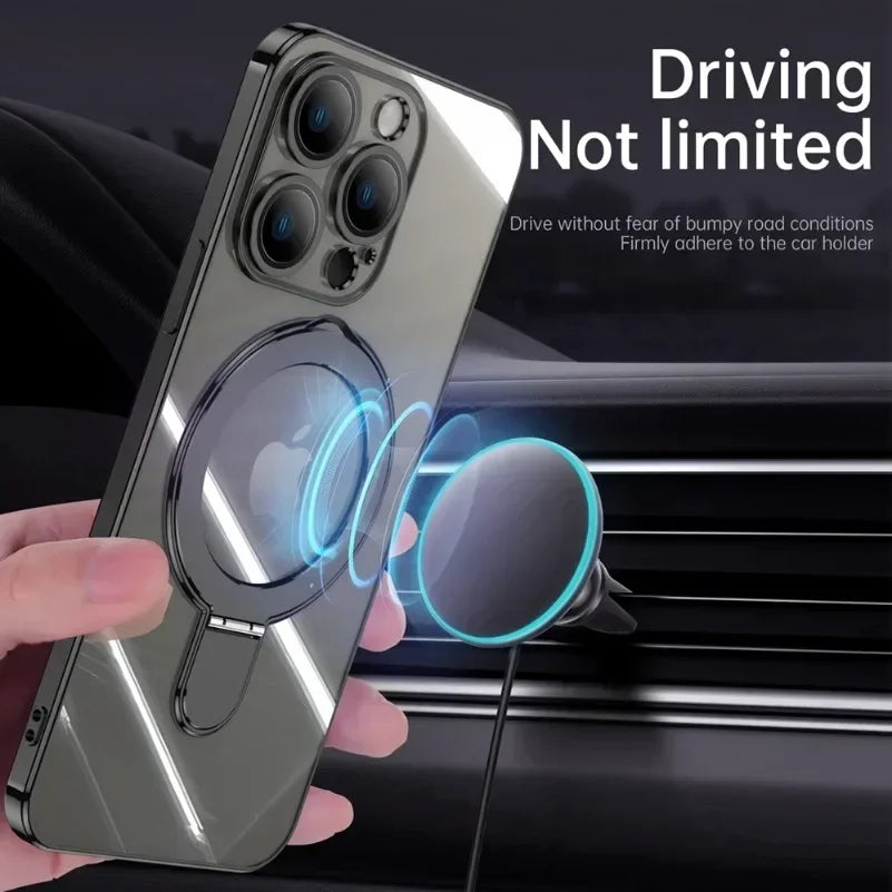 Magsafe Magnetic Ring Stand Phone Cover