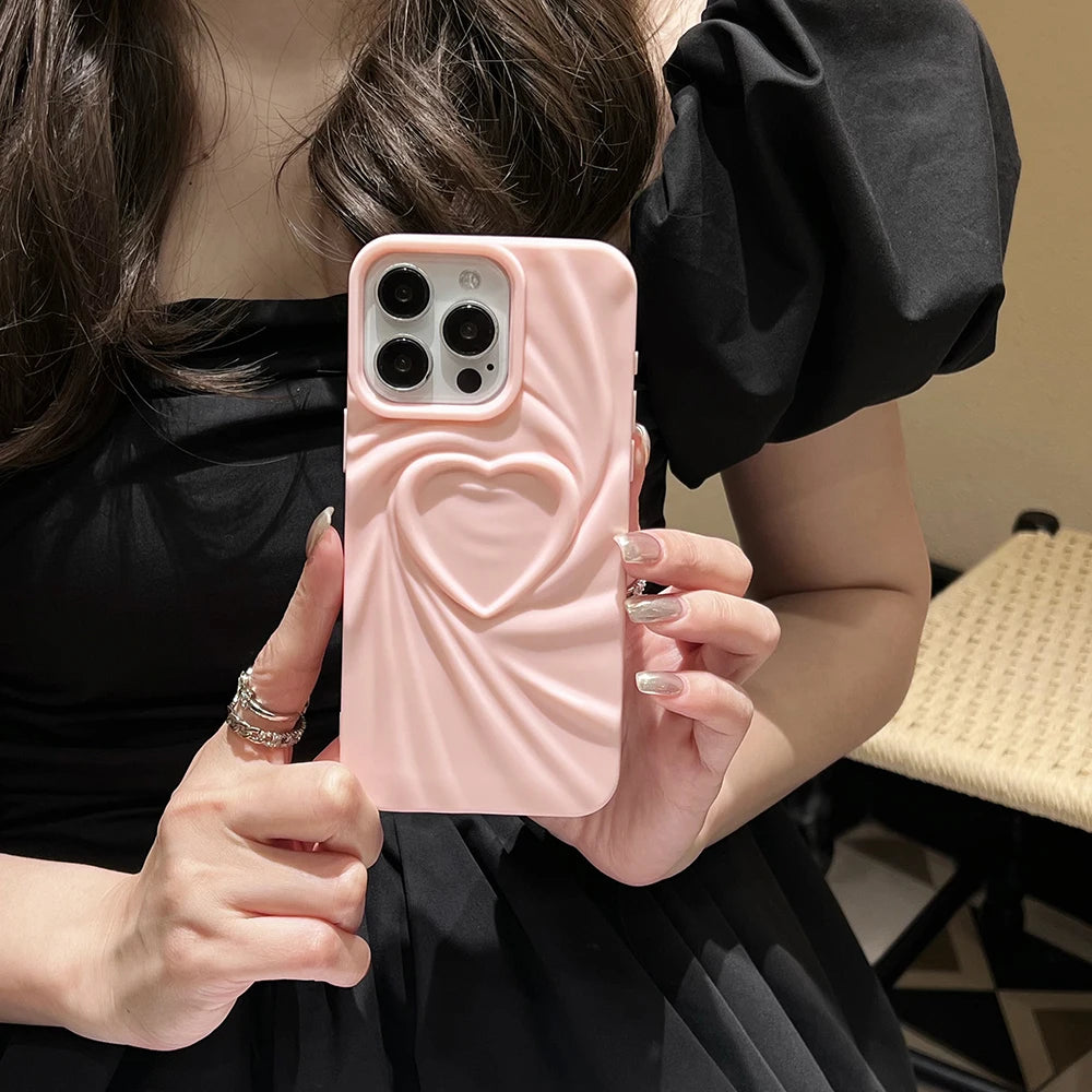 Love Heart Silicone Phone Case