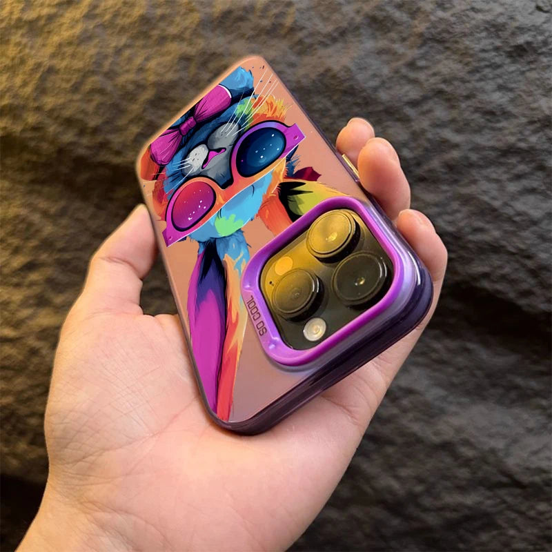 Cute Colorful Rabbit Case For iPhone Cover