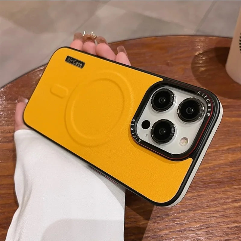Leather Magsafe Case For iPhone Cover