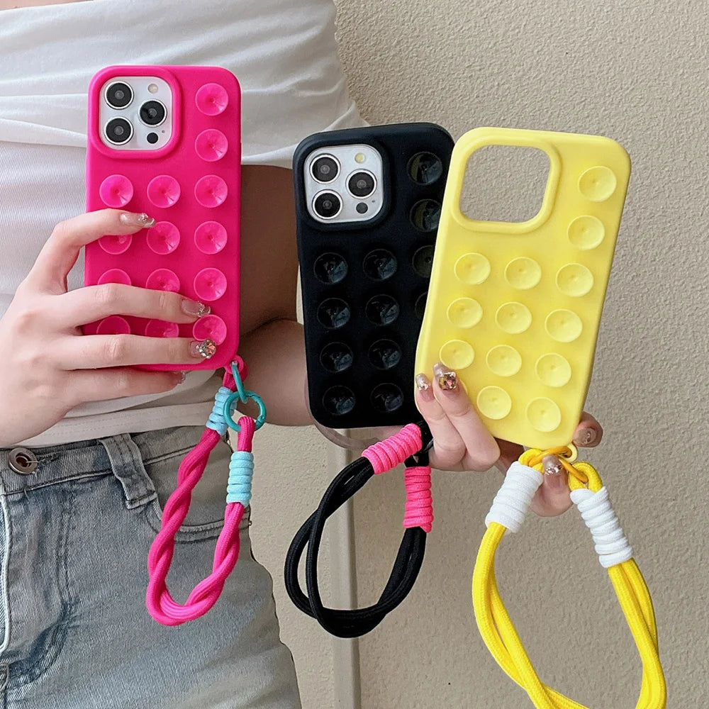 Suction Transparent Shockproof Phone
Cover