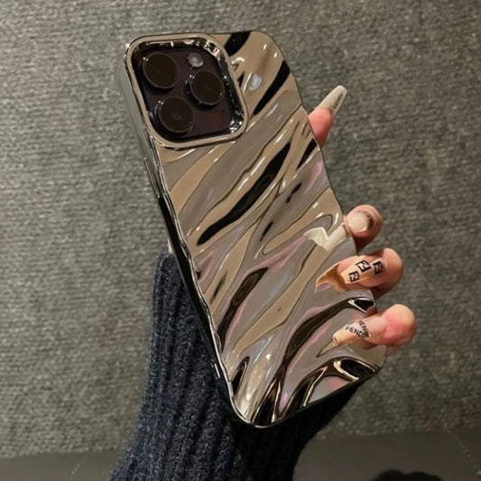 Luxury Wave Pattern Glossy Case