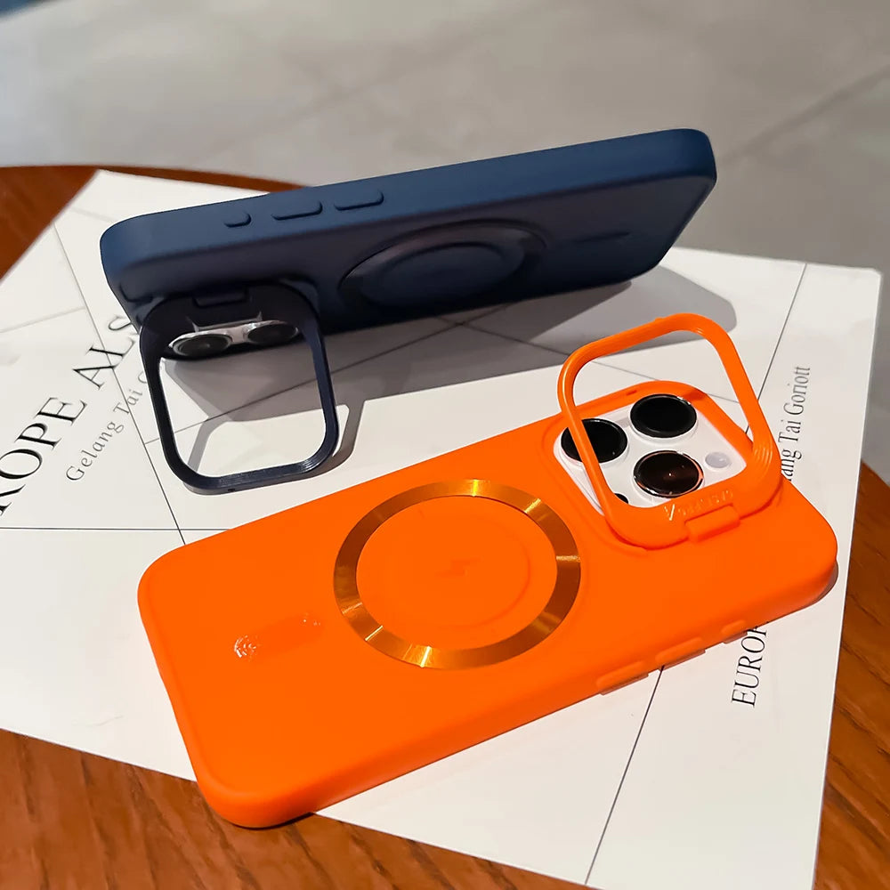 Flip Up Lens Holder Magnetic Case