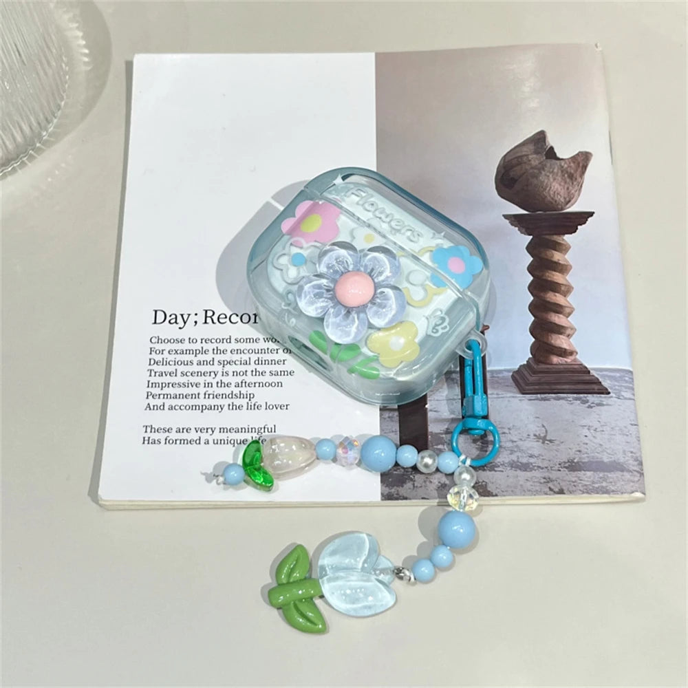 Flower Case For AirPods 1 2 3 Cover