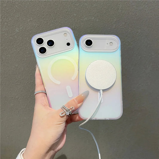 Magsafe Rainbow Matte Case