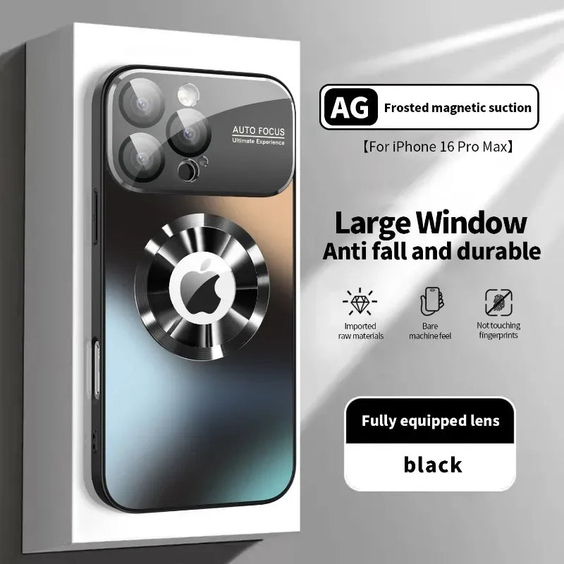 Titanium Metallic Color Magnetic Case for iPhone