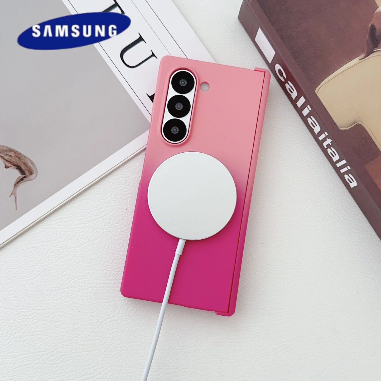 Magnetic Wireless Charge Case For Samsung Galaxy Fold