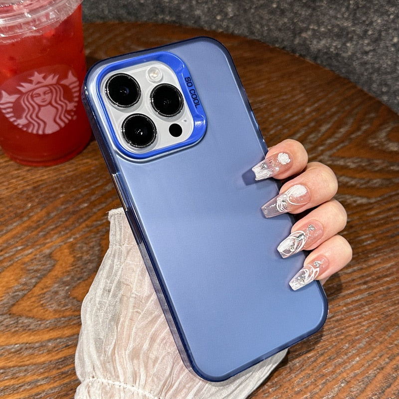 iPhone 15 14 13 12 Luxury Shockproof Gradient Phone Case