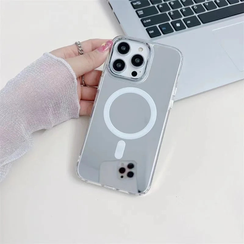 Magnetic Magsafe Mirror Case For iPhone