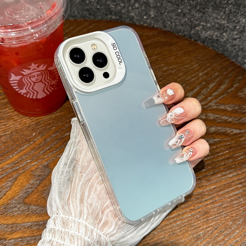 iPhone 15 14 13 12 Luxury Shockproof Gradient Phone Case