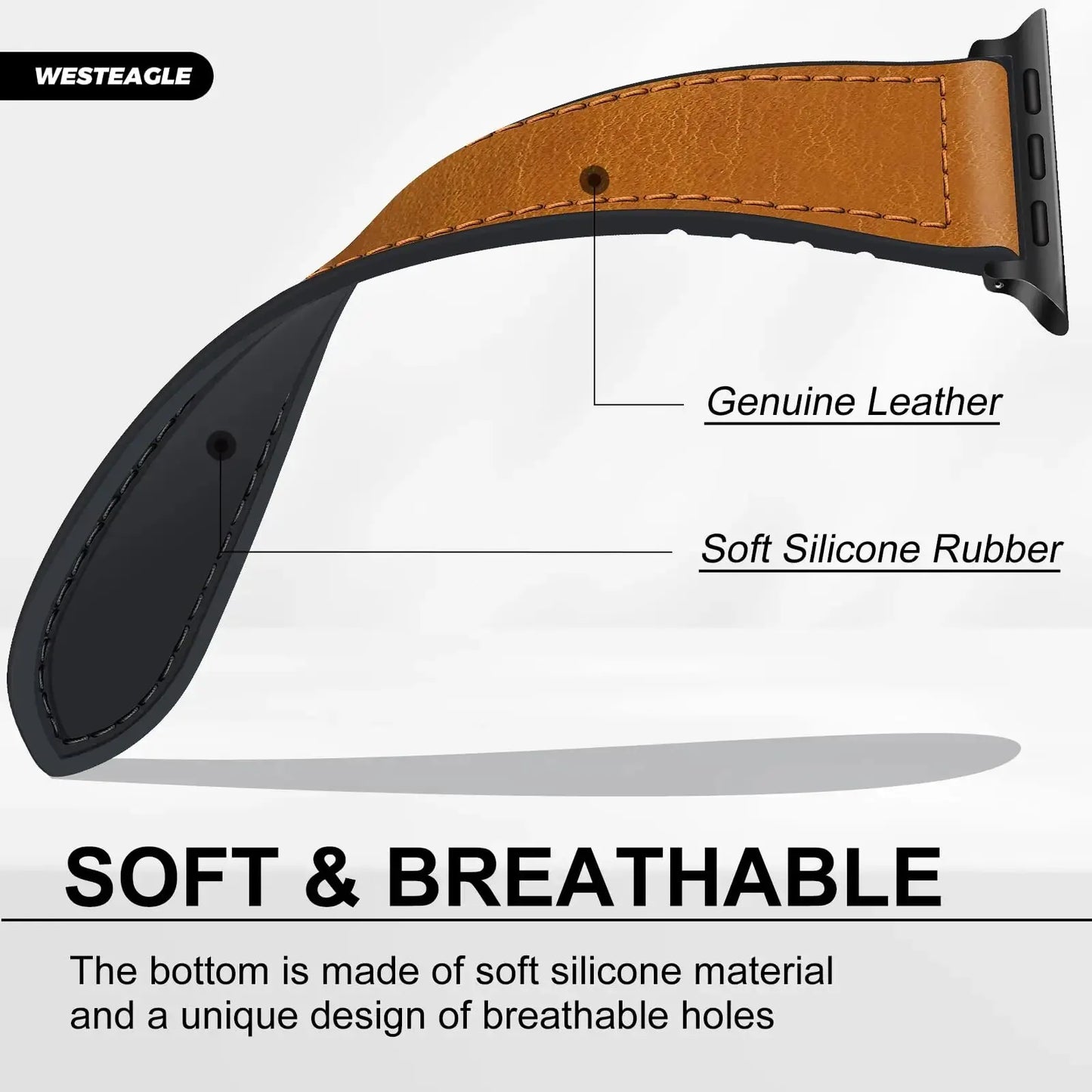 Leather Strap for Apple Watch Band