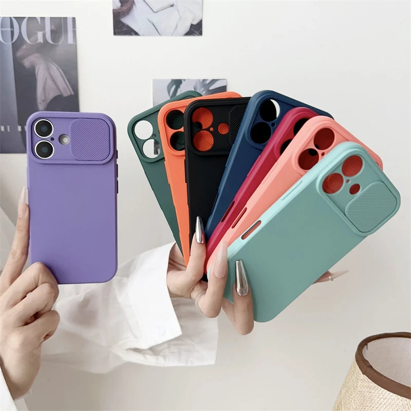 Slide Camera Lens Protection Case