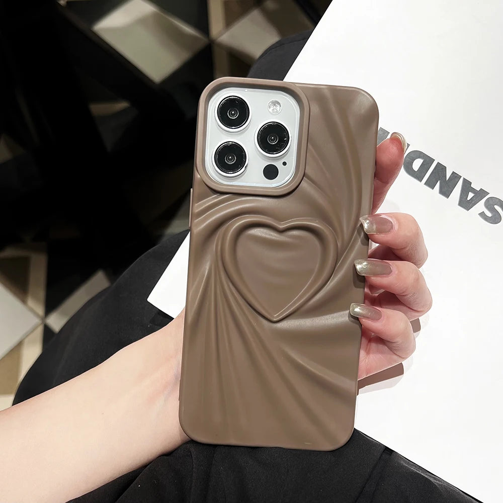 Love Heart Silicone Phone Case